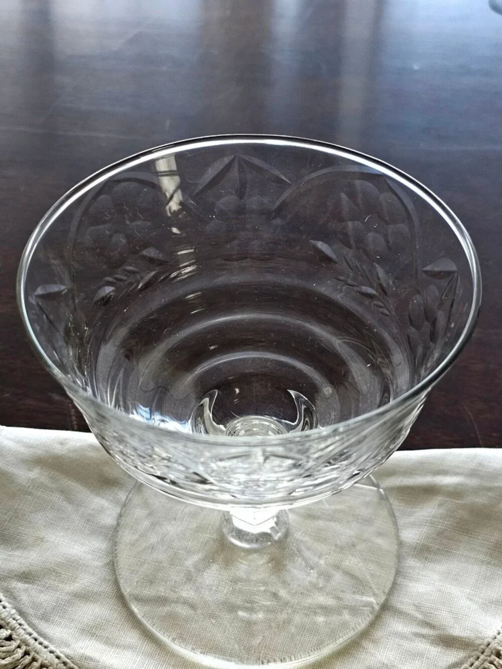 Rock Sharpe Normandy Coupe Champagne Sherbet Glass 3.75